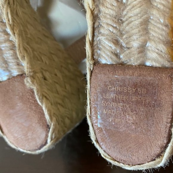 Lauren Ralph Lauren Chrissy Patent Leather Espadrilles Wedge Size 5B - Picture 15 of 15